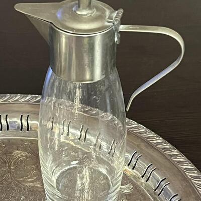 Decorative items and Tray
