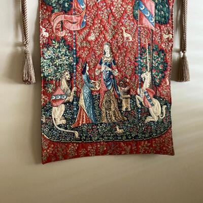 Tapestry Lady and the Unicorn