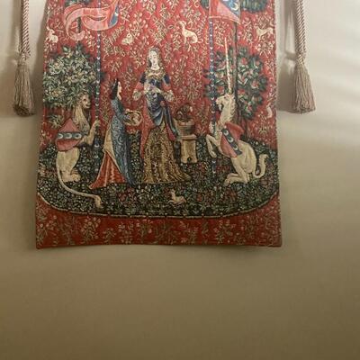 Tapestry Lady and the Unicorn