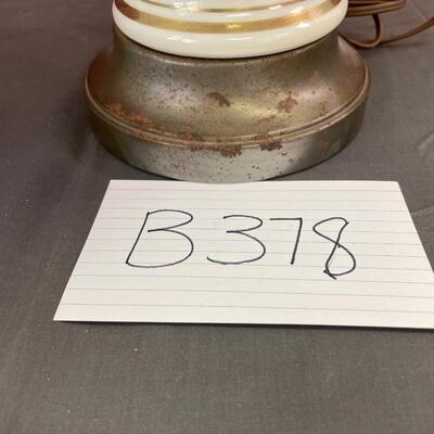 Beautiful floral lamp with gold accents