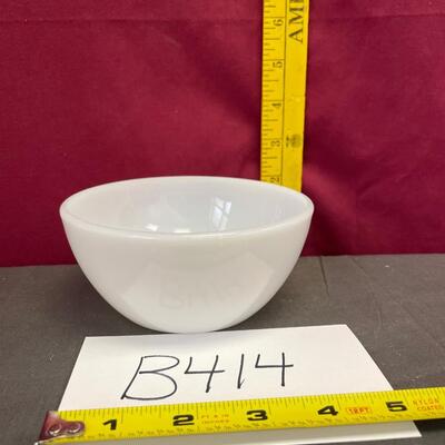 Federal milk white cereal bowl
