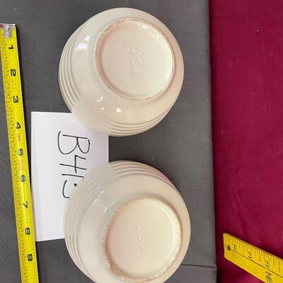 USA off white ribbed bowls