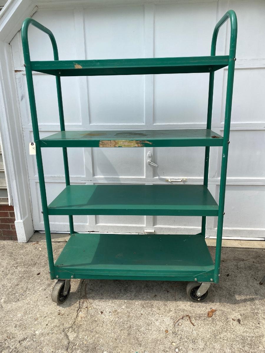 4 Tier Rolling Metal Cart