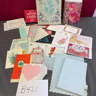 Vintage stationary and cards