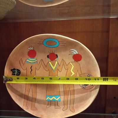 Vintage Mudhead Pottery Plate by Sherwood