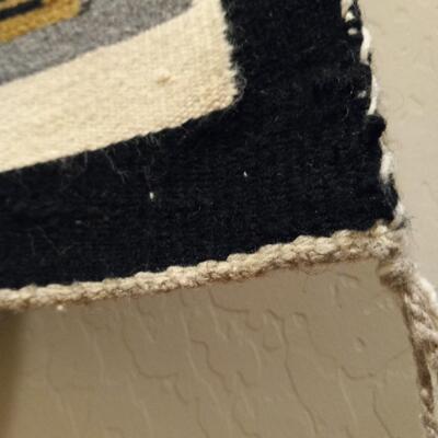 Vintage Navajo Wool Rug Wall Hanging
