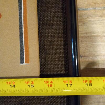 Vintage Navajo Sandpainting Frogs