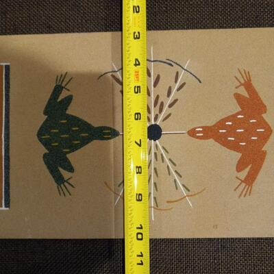 Vintage Navajo Sandpainting Frogs