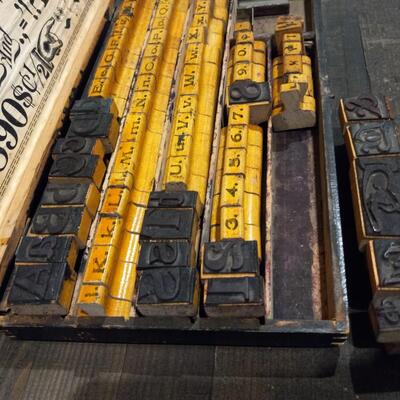 Vintage Antique Rubber Stamp Wood Block Print