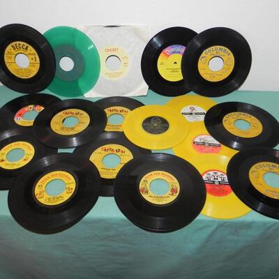 VINTAGE CHILDRENS SONGS ON 45 LP'S