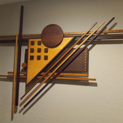 "The Ninth Dimension" - Hardwood Wall Sculpture by Artist Jeff Easley