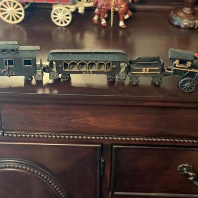 Vintage Cast Iron Steam Engine