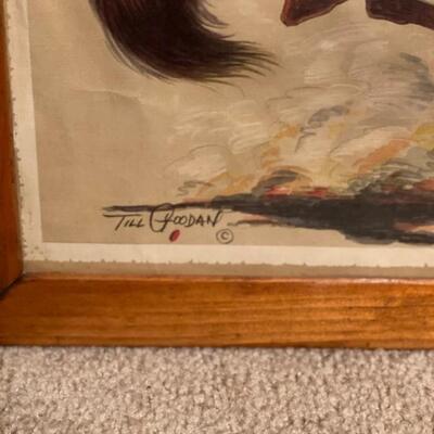 Till Goodan Calgary Red Print - 12"x14"