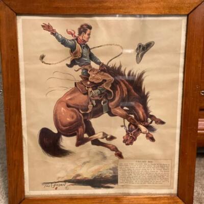 Till Goodan Calgary Red Print - 12"x14"