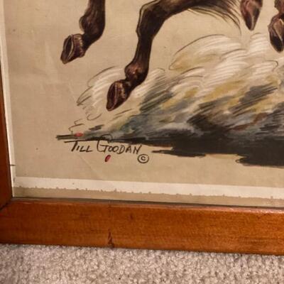 Till Goodan Diamond Dick Print - 12" x 14"