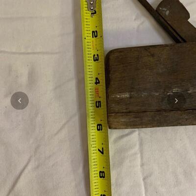 Antique Signed Carpenterâ€™s Wood ðŸªµ Plane Planer