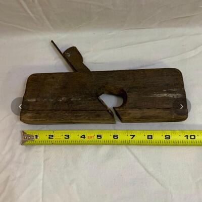 Antique Signed Carpenterâ€™s Wood ðŸªµ Plane Planer