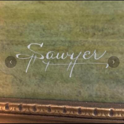 Sawyer Original Hand âœ‹ Colored Photo 22â€wide x 14.5â€ high- Mt. Chocorua â›° and Lake ðŸ’§