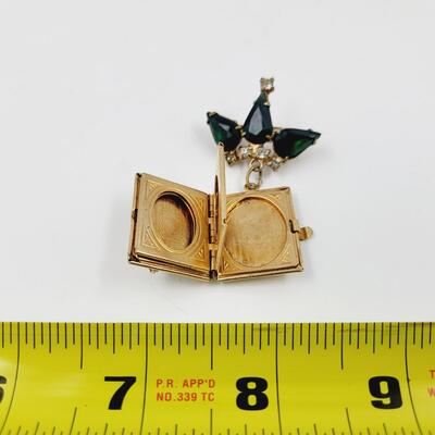 BEAUTIFUL VINTAGE "WIFE" LOCKET - BROOCH