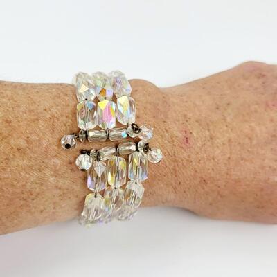 CRYSTAL WIRE STRETCH BRACELET
