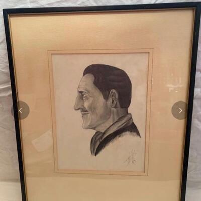 J. Wells Original Vintage Drawing âœï¸ dated 1957 16.5â€ wide x 22â€ high approx