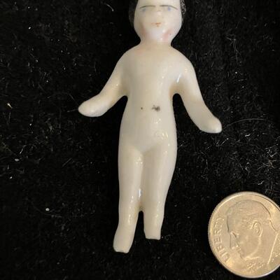 Antique Miniature Porcelain Doll Figurines 2â€ long
