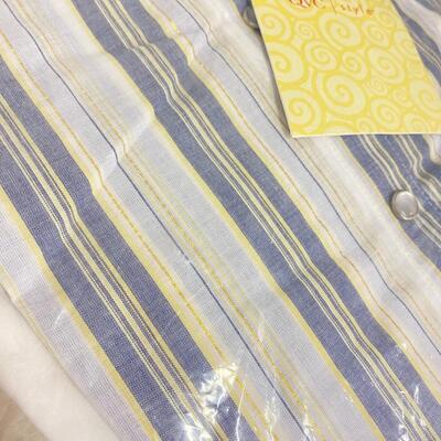NWT - DENIM & CO. - WOMENâ€™S BUTTON UP & TANK TOP SET - SIZE 3X