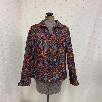 REVERSIBLE QUILT STYLE WOMENâ€™S BLAZER