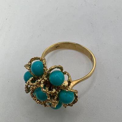 Persian Turqouise 18K gold ring