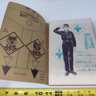 VINTAGE 1967 WEBELOS SCOUT BOOK - BOY SCOUTS OF AMERICA
