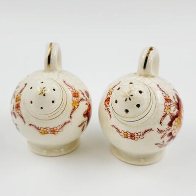 VINTAGE FLORAL MADE IN JAPAN SALT & PEPPER SHAKE SET