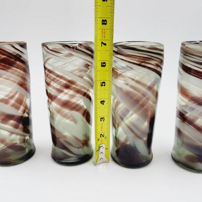 BEAUTIFUL HAND BLOWN GLASS CUP COLLECTION