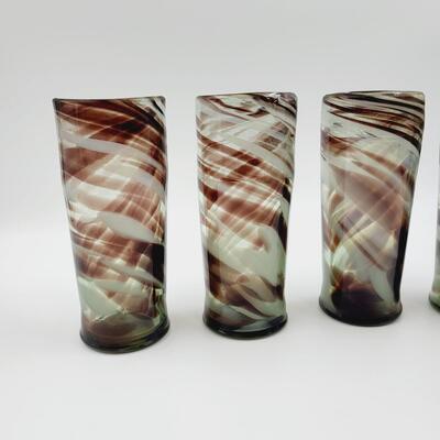BEAUTIFUL HAND BLOWN GLASS CUP COLLECTION