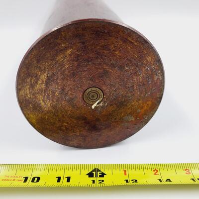 VINTAGE LARGE AMMO METAL BASE (MAYBE MISSLE?)