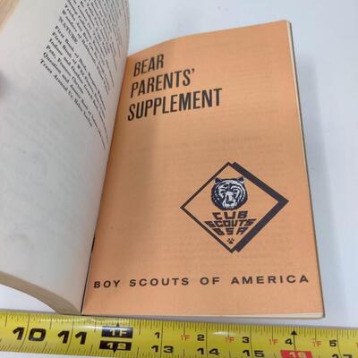 VINTAGE 1967 BEAR CUB SCOUT BOOK