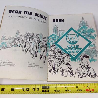VINTAGE 1967 BEAR CUB SCOUT BOOK