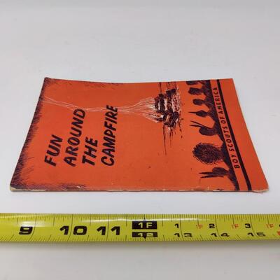VINTAGE 1958 FUN AROUND THE CAMPFIRE - BOY SCOUTS OF AMERICA
