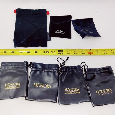 VARIETY JEWELRY BRANDS DRAWSTRING POUCHES BUNDLE