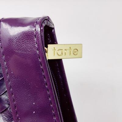 TARTE PURPLE MAKEUP BAG