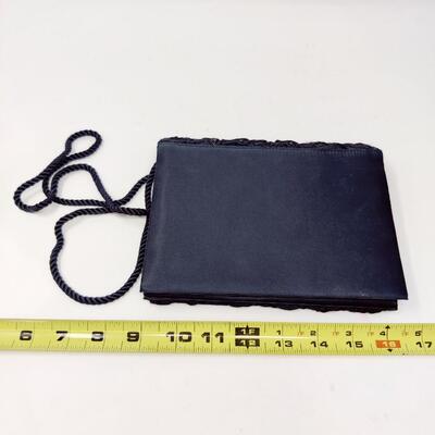 BLACK EVENING HANDBAG PURSE