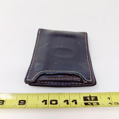 VINTAGE LEATHER MENS WALLET STAMPED F