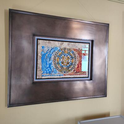 Sayulita Mexico parchment art by Huichol indigenous people