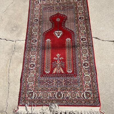 LOT 54  PRAYER RUG MIDDLE EAST