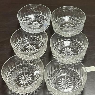 Dessert Bowl Carved Glass