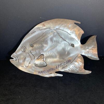 Lot 30 Metal Fish Art