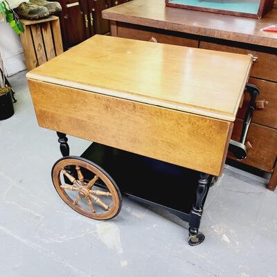 HEYWOOD WAKEFIELD MCM TEA CART