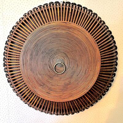 LOT 65  ASIAN ROUND DRYING BASKET TRAY & LID