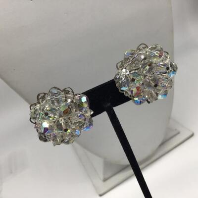 Beautiful Crystal Beaded Earrings