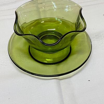 Indiana Glass Mayo Dish