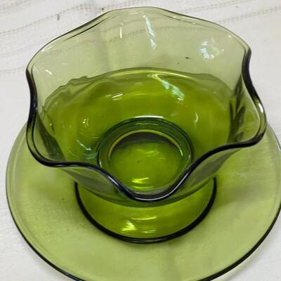 Indiana Glass Mayo Dish